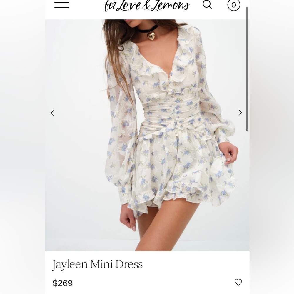 For love and lemon dress